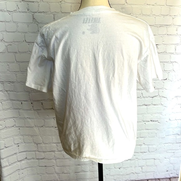 Nirvana Women's Band Tee T-Shirt White & Red 100% Cotton Size Small - Picture 2 of 3